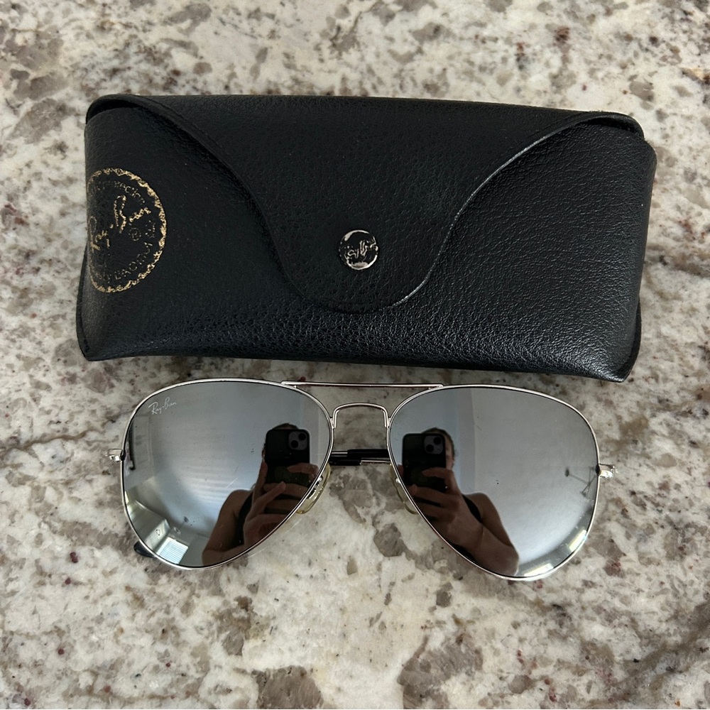 Ray-Ban Aviator Silver Flash Lens